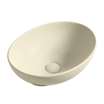 Lavoar pe blat Fluminia, Rio, oval, 41 x 33 cm, cappuccino